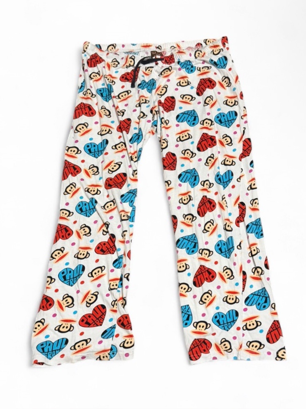 Vintage Y2K Paul Frank Julius the Monkey Heart Print Pajama Pants